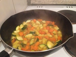 Gemüse Curry Pfanne kochen vegan