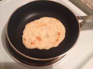 Naan Pfanne braten vegan Rezept